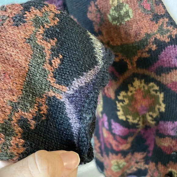 Peruvian Connection Multicolor Cardigan - Picture 3 of 7